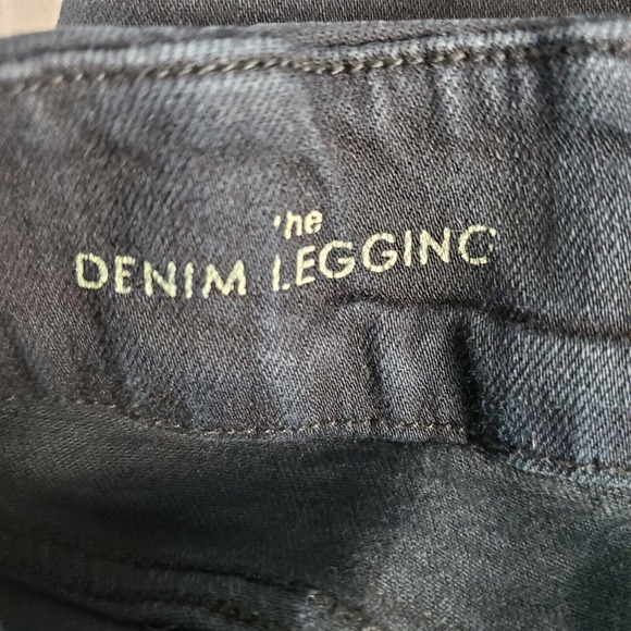 Liverpool Denim Leggings Womens Size 26 Pull On Stretch Blue Back Pockets - Picture 6 of 11